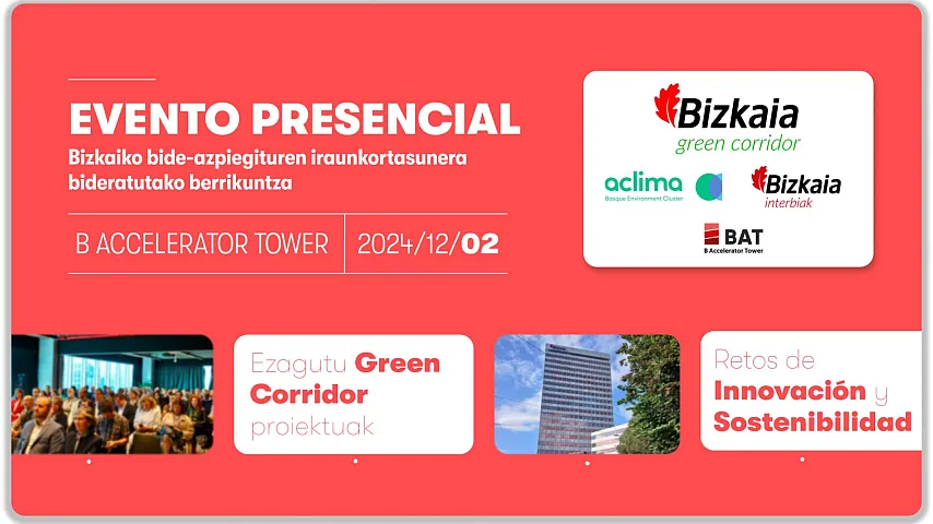 El proyecto Handia Road de Sercontrol forma parte del programa de la jornada Corredor ambiental