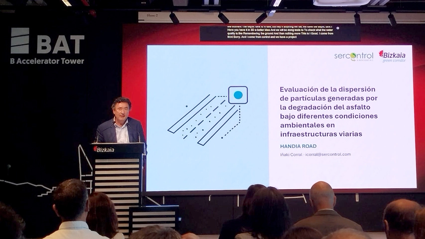 Sercontrol presenta los avances del proyecto HANDIA ROAD en la jornada Bizkaia Green Corridor